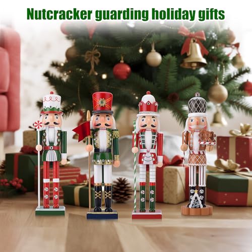 14.4 Inch Wooden Christmas Nutcracker Figure S9446