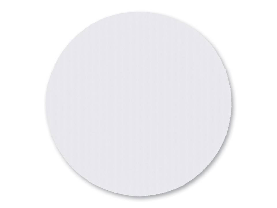 White Corrugated Cake Circle 250 Z240089