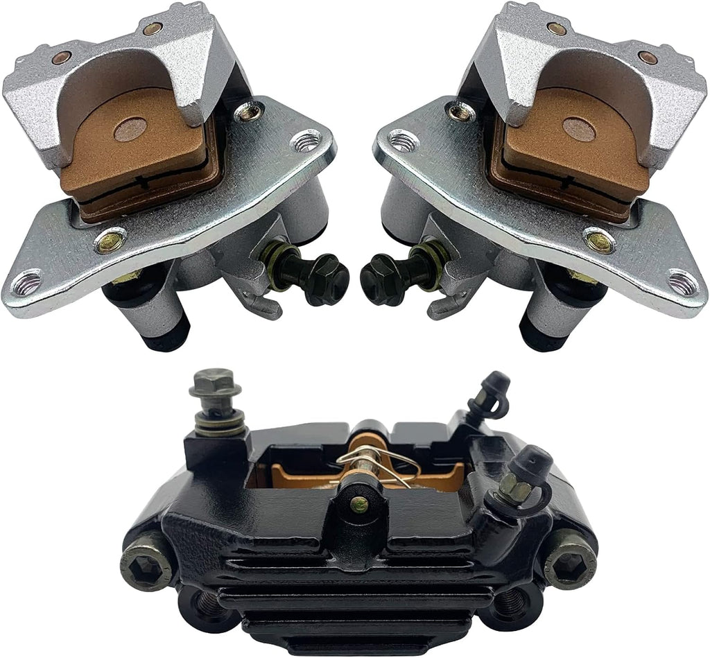 Front Left Right & Rear Brake Calipers for Yamaha Grizzly 660 YFM660 F 2002-2008 W59821