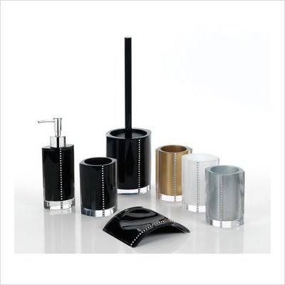 White Free Standing Toilet Brush Holder E119