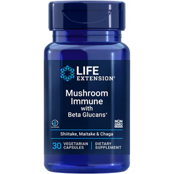 Mushroom Immune with BetaGlucans 30 caps V5993