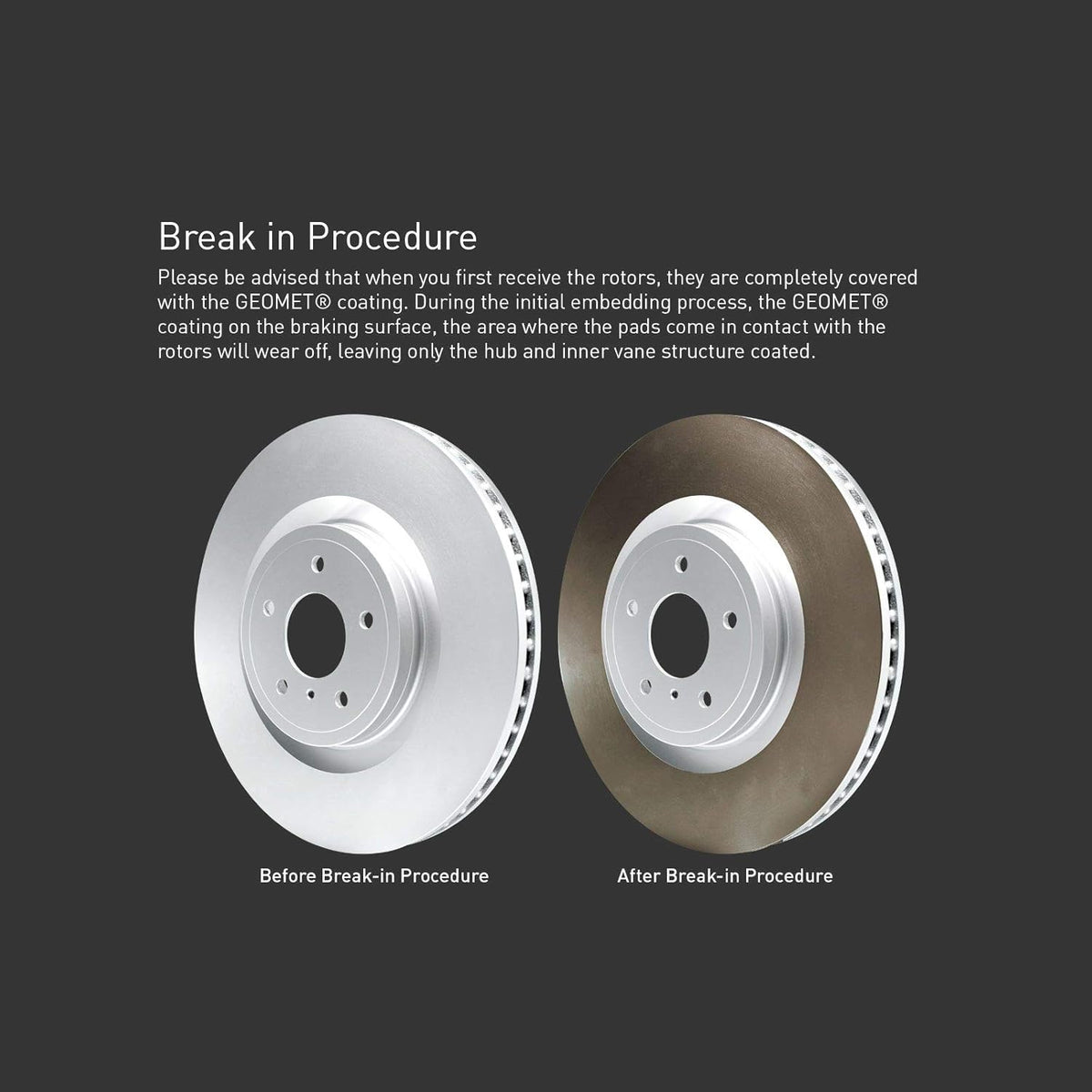 Carbon Front Rear Brake Rotors with Ceramic Brake Pads and Hardware Kit P43637