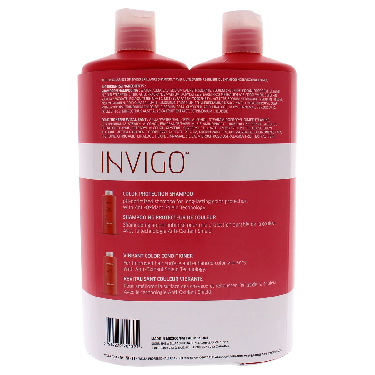 33.8 oz Shampoo & Conditioner Duo for Colored Hair E7874