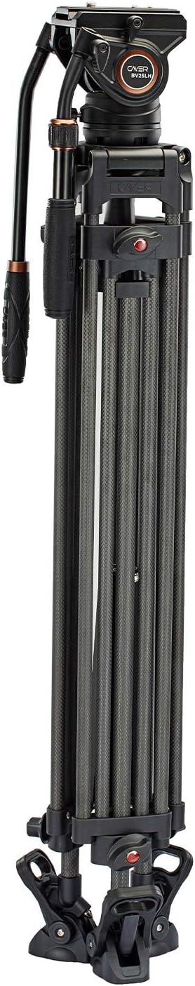 Carbon Fiber Video Tripod System with Fluid Drag Head Q4117
