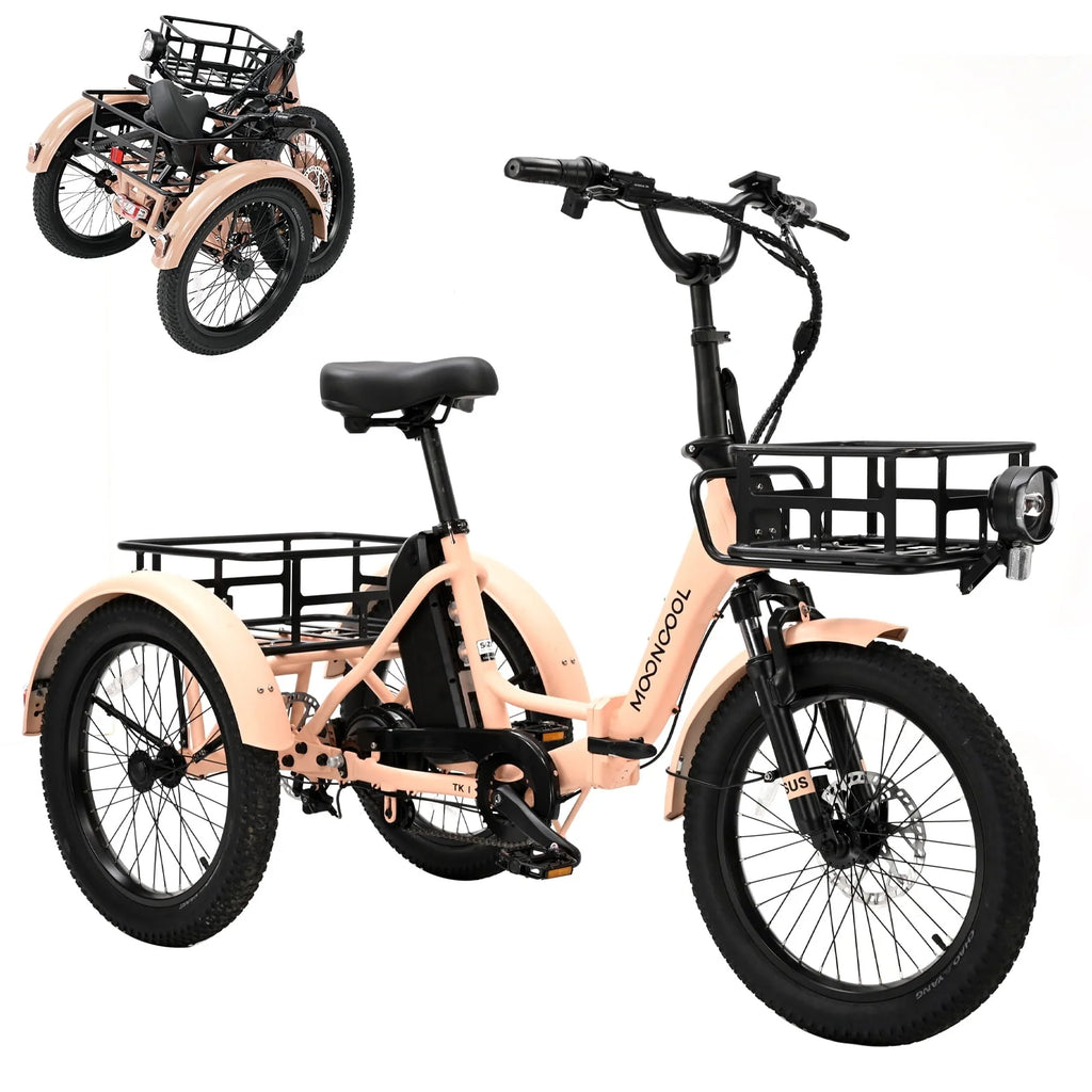 24/26 Electric Tricycle 350W 36V 7 Speeds with Basket X378666