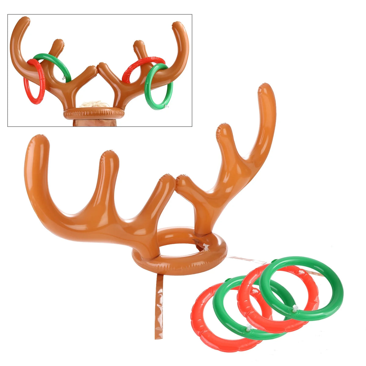 Inflatable Reindeer Hat Toss Game I16574