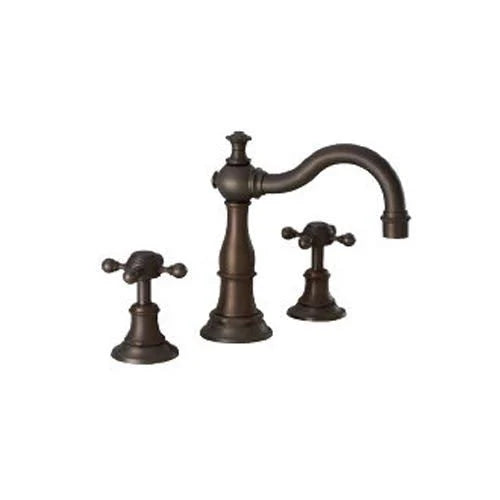 Gloss Black Widespread Bathroom Faucet Y441