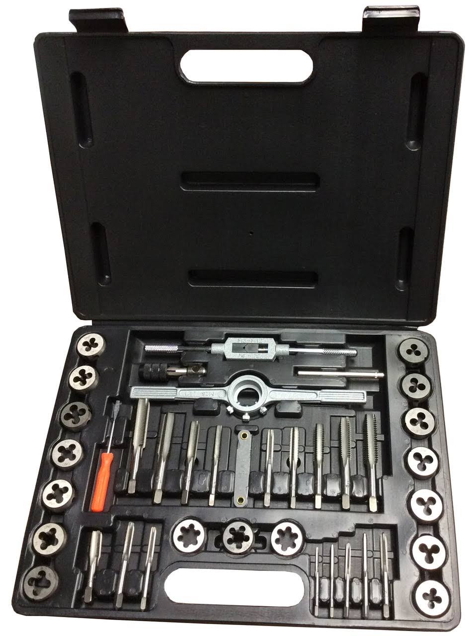 Carbon Steel Tap and Die Set with Round Die S866085