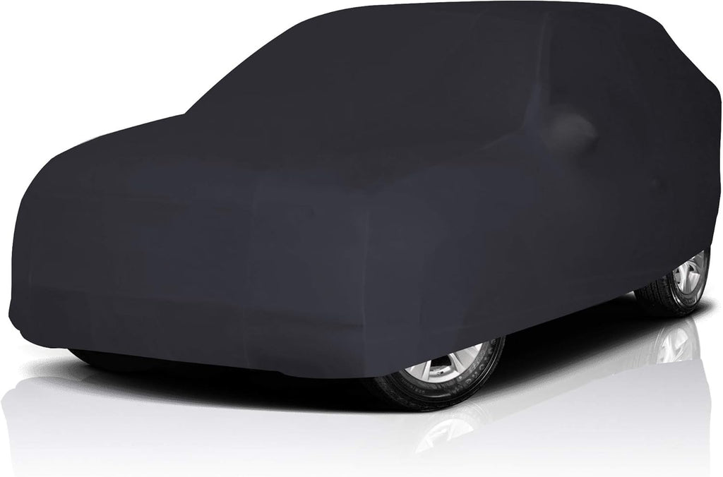 Black Semi Custom Fit Satin Car Cover X26736