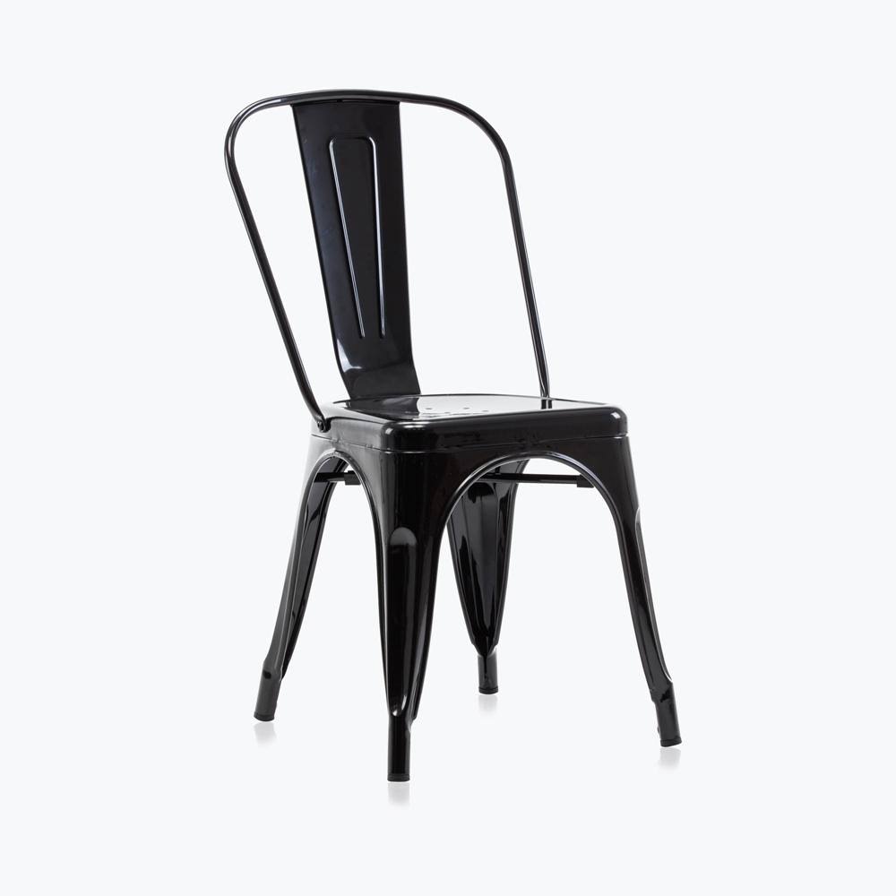 Black Side Chair Set of 4 C64142
