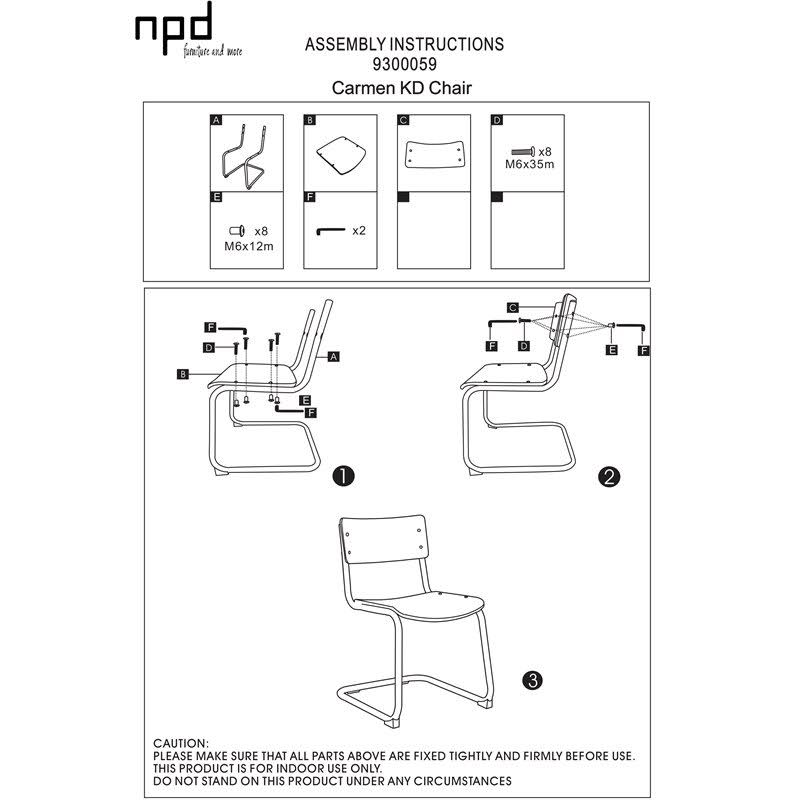 Set of 2 Chair Z201