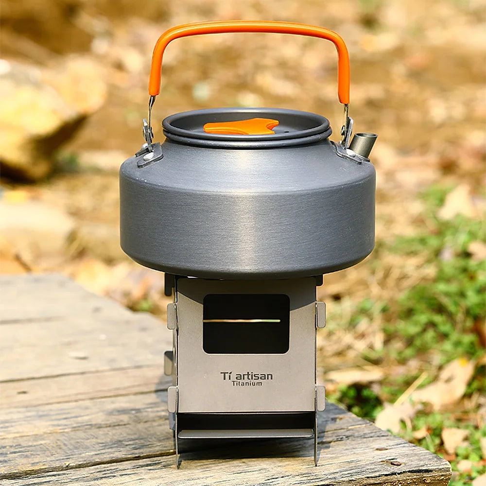 Titanium Wood Burning Pocket Camping Stove L729040