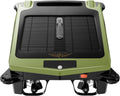 Cordless Robotic Pool Cleaner, Solar Powered Pool Skimmer with Dual Charging Options, Pool Robot Vacuum with Automatic Obstacle Avoidance, Green P66001