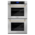 30 in. Double Electric Wall Oven with True Convection in Stainless Steel P925