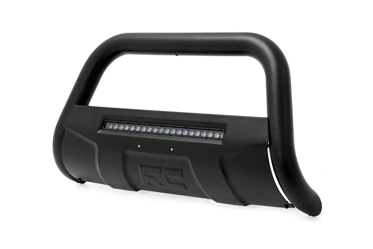 Black Bull Bar with LED Light Bar W16899