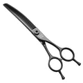Professional Dog Grooming Curved Thinning Scissors 7.0" 440C Steel F77785