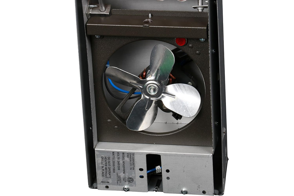 White 2000/1500 W Fan Forced Wall Heater S86266
