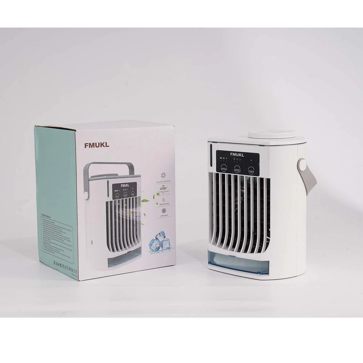 Portable Air Conditioner with Remote, 3 Speeds, USB Powered U709411