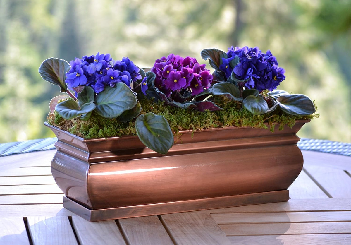 Rectangular Herb Planter Pots 16 x 6 x 5.75 Inches C403395