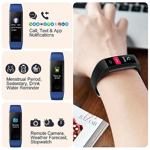Fitness Tracker with Heart Rate Monitor, IP68 J95853
