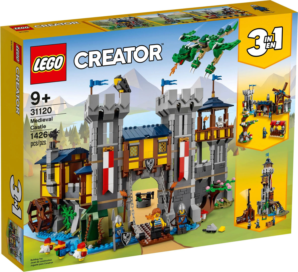 Medieval Castle Toy 3 in 1 G374