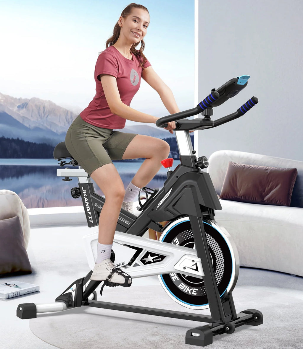 Magnetic Exercise Bike with Heavy-duty Flywheel K162229