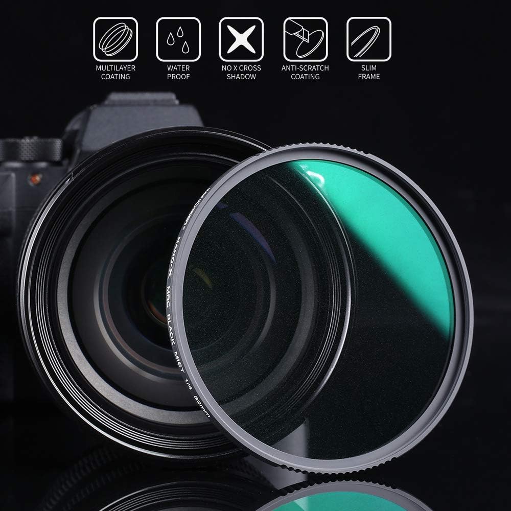 67mm Black Diffusion 1/4 Filter with Multi-Layer Coatings for Camera Lens Y78601
