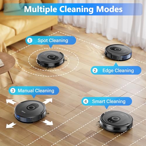 5000Pa Robot Vacuum and Mop Combo with Self-Charge O30681