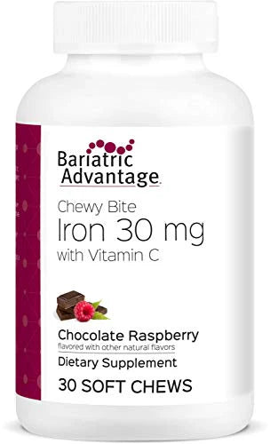 Iron Chewy Bite Chocolate Raspberry Truffle 30 Count Q315