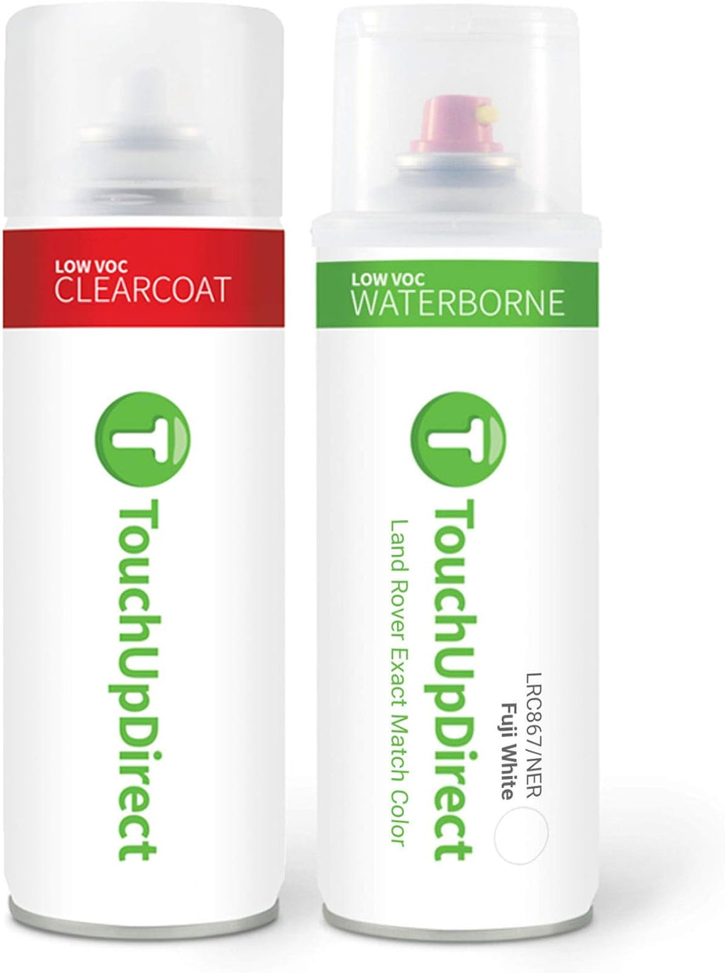 QAB Pearl White Automotive Touch Up Paint Aerosol Applicator Kit F32703