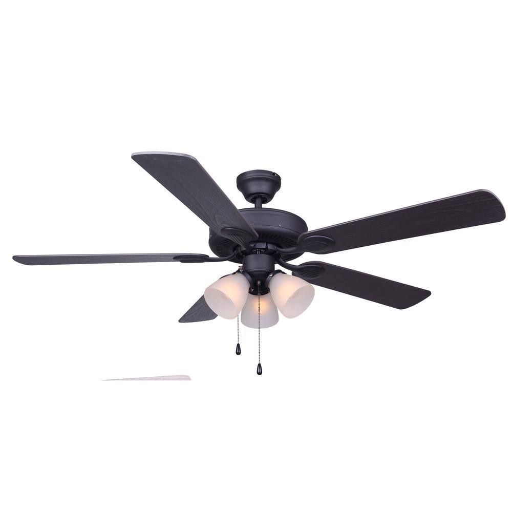 Black 5 Blade Ceiling Fan B33071