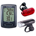 Wireless Bike Headlight and Tail Light Set with Mounting Hardware V869