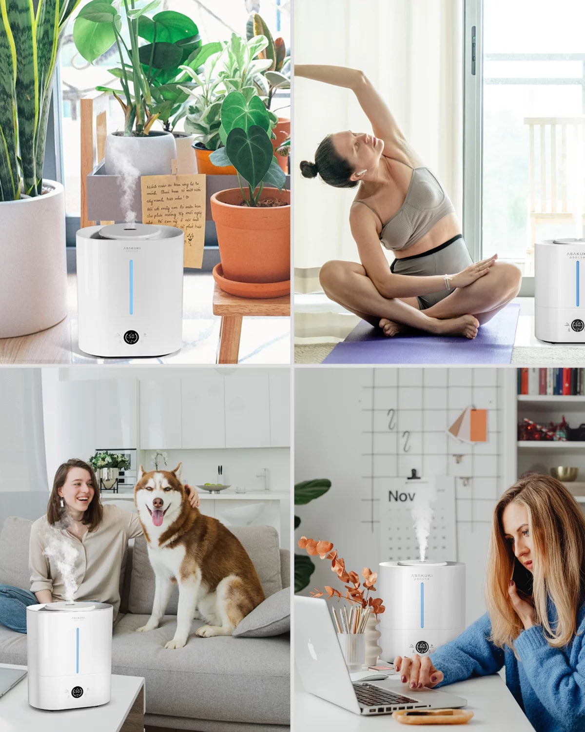 4L Ultrasonic Cool Mist Humidifier W35907