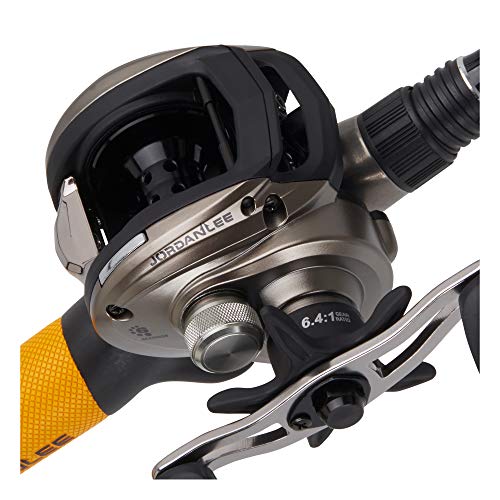 Low Profile Baitcast Reel and Fishing Rod Combo T699488