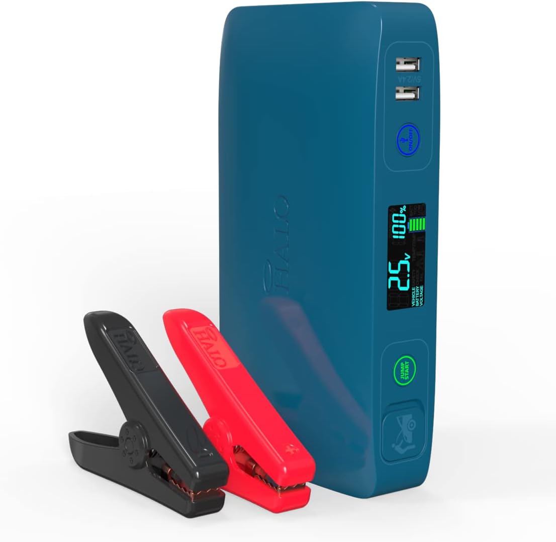 Pink Portable Phone Laptop Charger Car Jump Starter with Outlet D70859