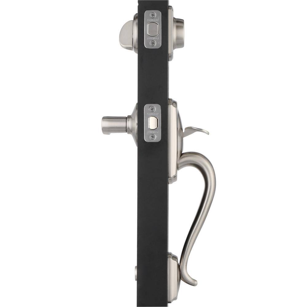 Single Cylinder Handleset and Accent Lever - Satin Nickel J5183