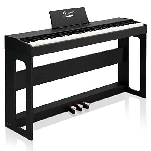 Black 88-Key Weighted Hammer Action Digital Piano U47283