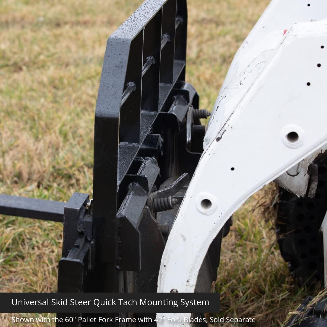 72-in Skid Steer Pallet Fork Frame Attachment, 5,500 LB Capacity F365097