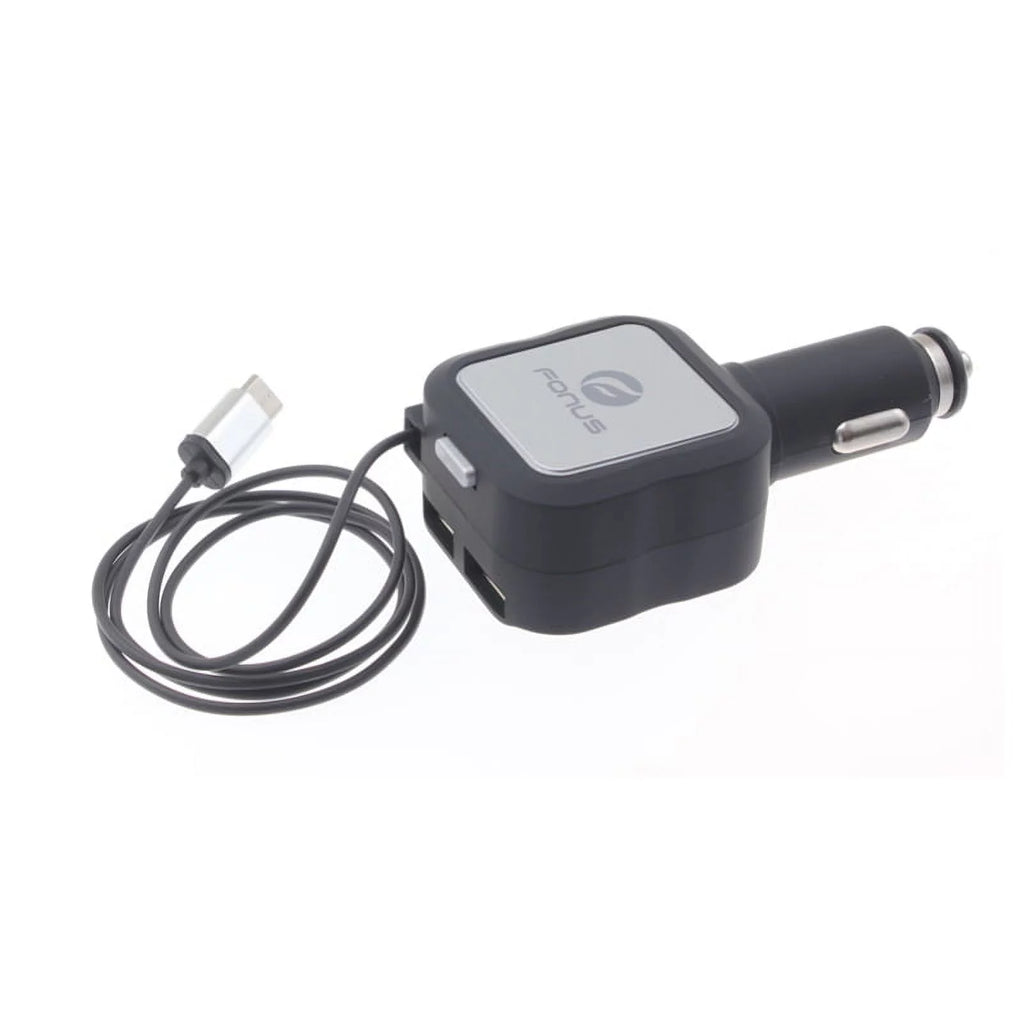 Retractable Mono Earphone with Car Charger D523999