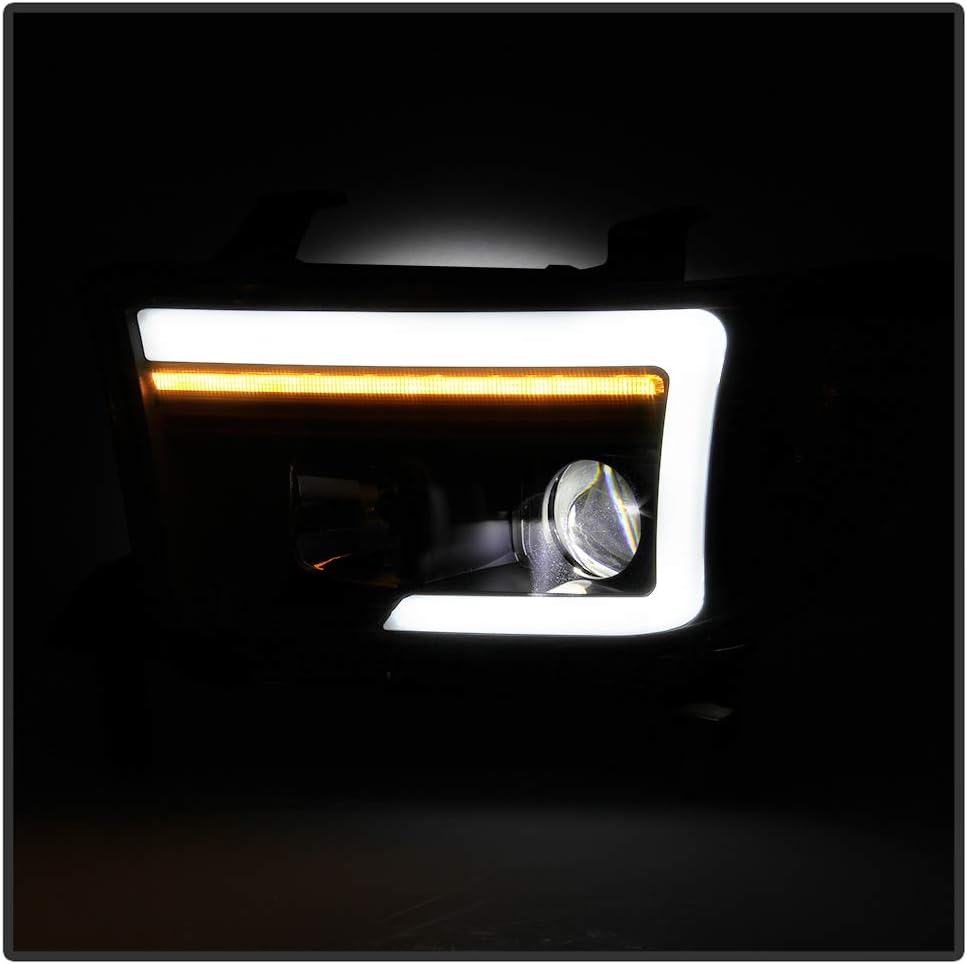 Black LED Projector Headlights U4252