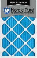 18x20x1 Pleated Air Filters MERV 7 Carbon Qty 24 V22828