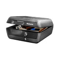 Fire and Water-Resistant Box Safe with Key Lock 0.36 cu. ft. Y311
