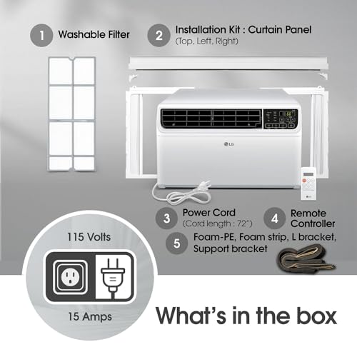 24000 BTU Window Air Conditioner with Wifi F652356