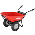 Electric Powered 24V Dc 180W Agm Battery 330Lbs Max Capacity Wheelbarrow Utility Cart E3296
