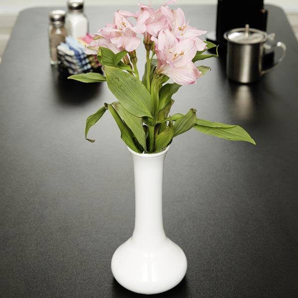 White Plastic Bud Vase (Case of 24) O95914