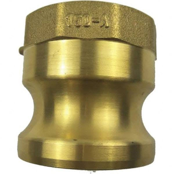 4x22 Cam & Groove Male Adapter Female NPT Thread Brass M768