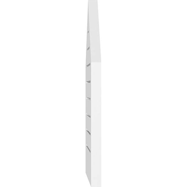 Peaked Top Surface Mount PVC Gable Vent O632