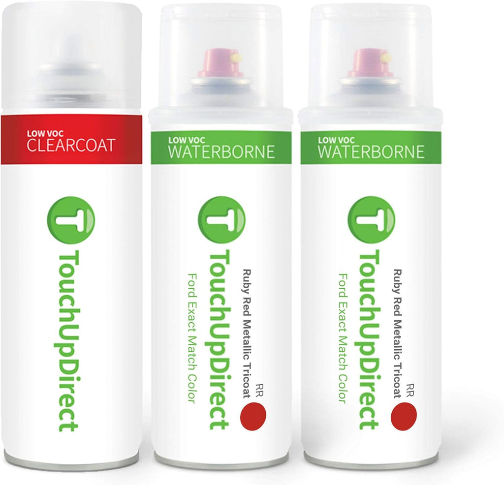 QAB Pearl White Automotive Touch Up Paint Aerosol Applicator Kit F32703
