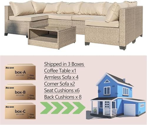 4 Seats Aluminum Outdoor Sofa Set with Coffee Table N380