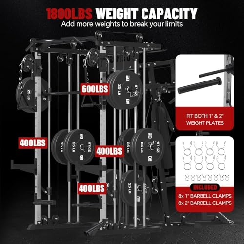 Multi-Function Power Cage with Cable Crossover System U303207